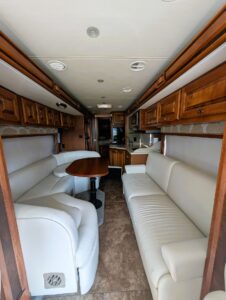 2013 Tiffin Allegro Breeze 32BR diesel pusher for sale – living area